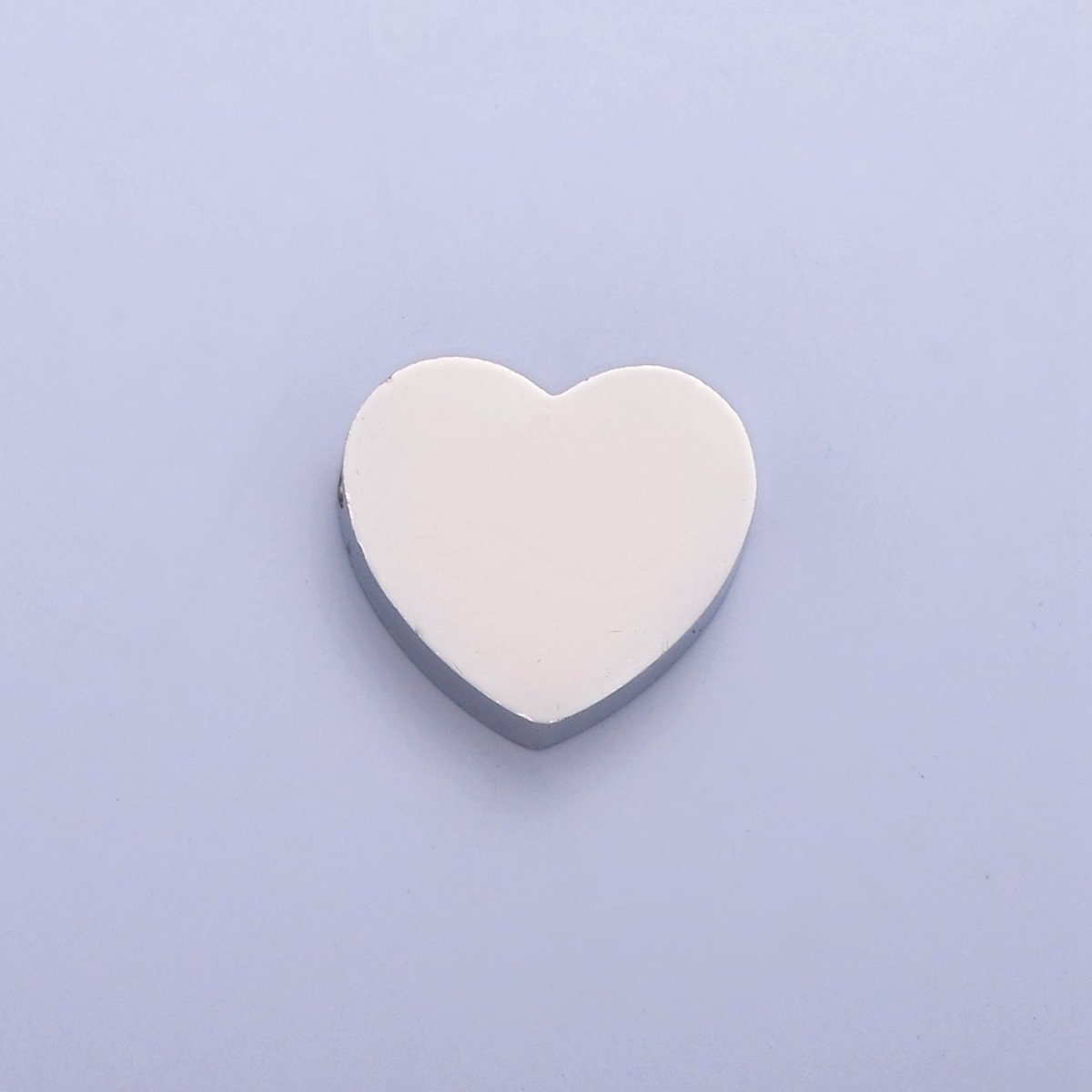 11mmx12mm Stainless Steel Heart Bead For Jewelry Making W-847 W-848