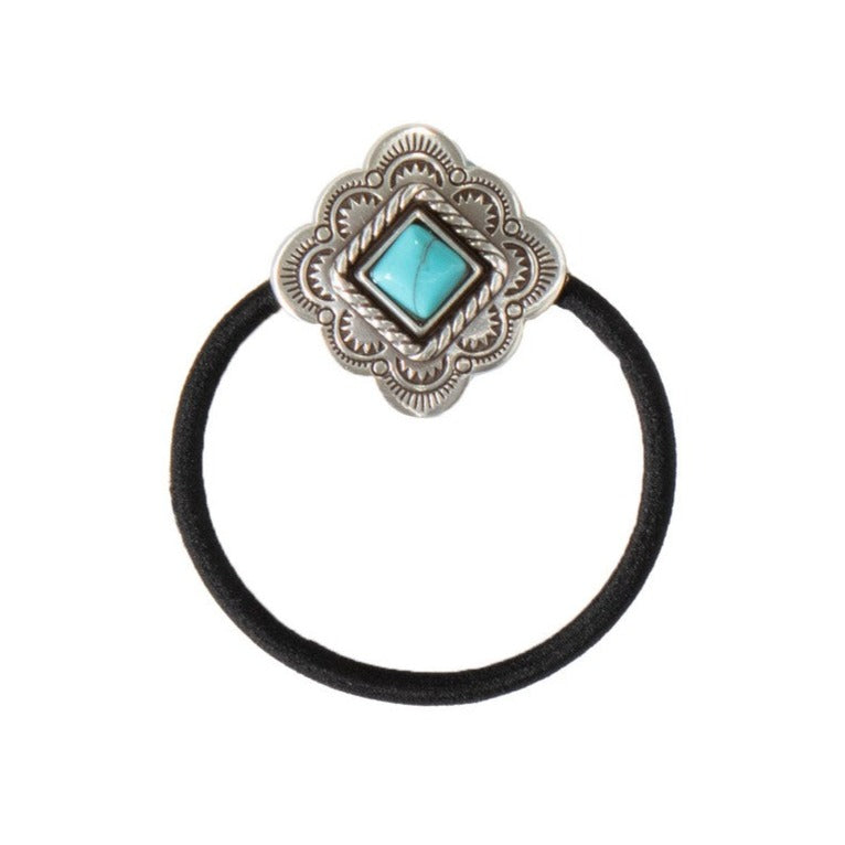 Chouchou Diamant Turquoise