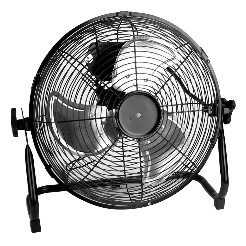 12" Floor Fan Copper Motor High-Velocity with 3 Adjustable Speeds