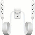 12-Foot Long Extension Cord Power Strip with 6 Feet on Each Side 13A 125V 1625W