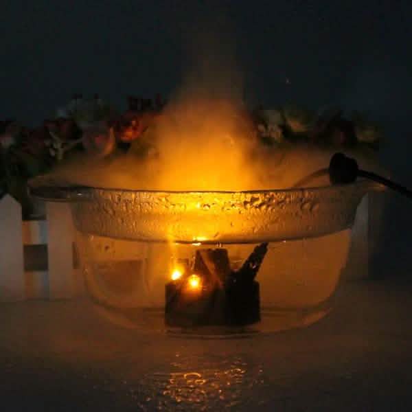 12 LED Machine à Brouillard Fontaine d'Eau Brume Atomiseur Humidificateur d'Air