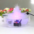 12 LED Machine à Brouillard Fontaine d'Eau Brume Atomiseur Humidificateur d'Air