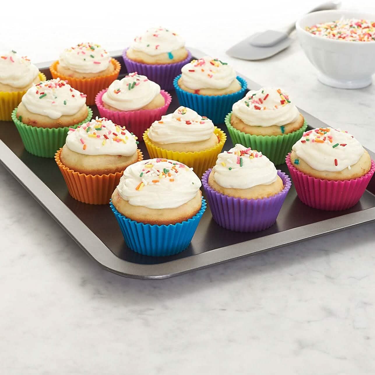 Lot de 12 : Moule à Cupcakes