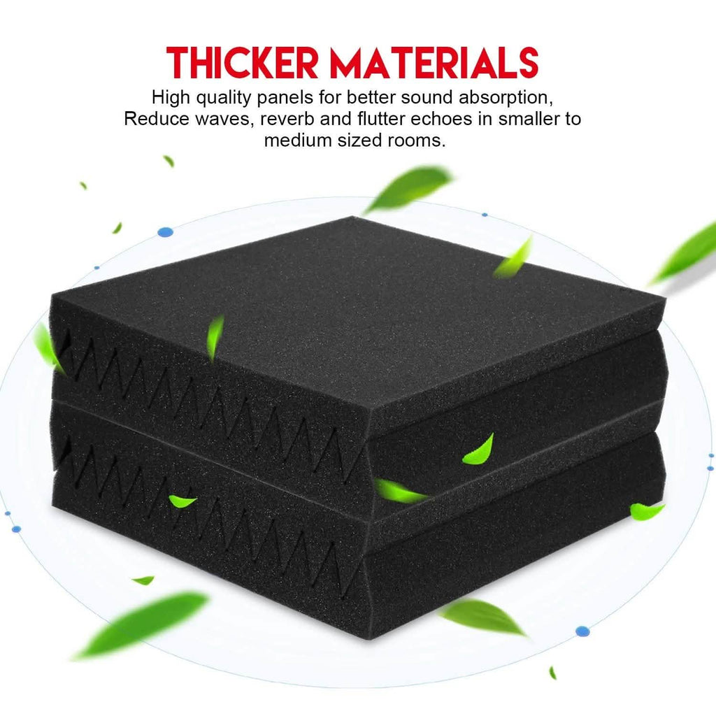 12-Pack: Sound Proof Padding Soundproof Foams