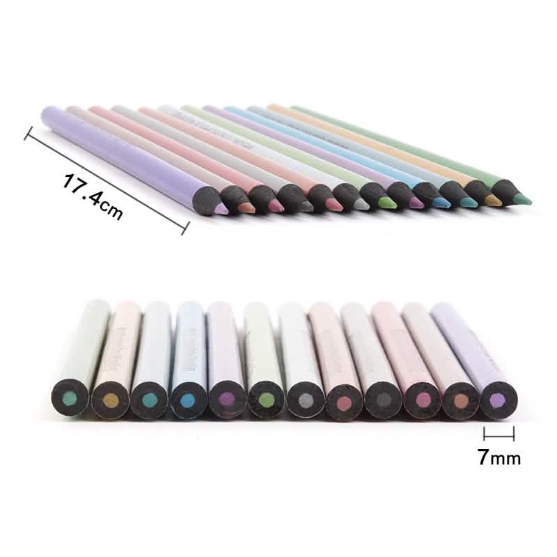 12-Piece: Metallic Colored Pencils