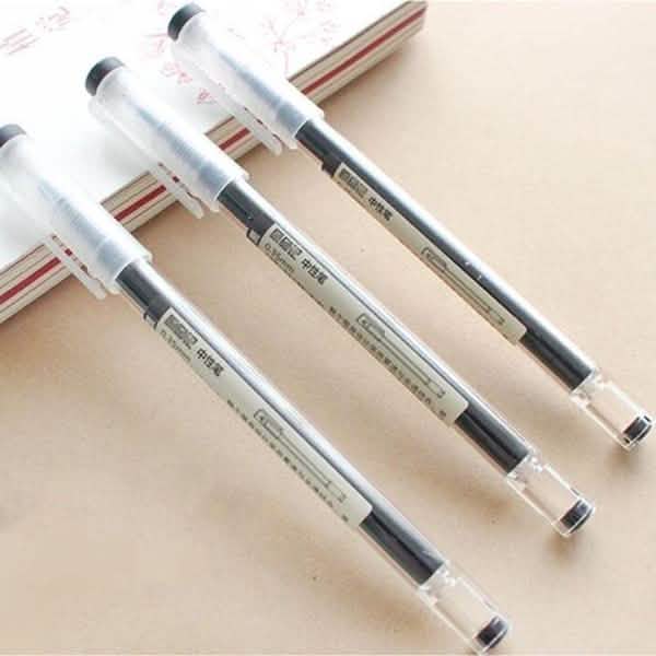 12-Piece Set: 0.35mm Water-based Pen Gel Pen