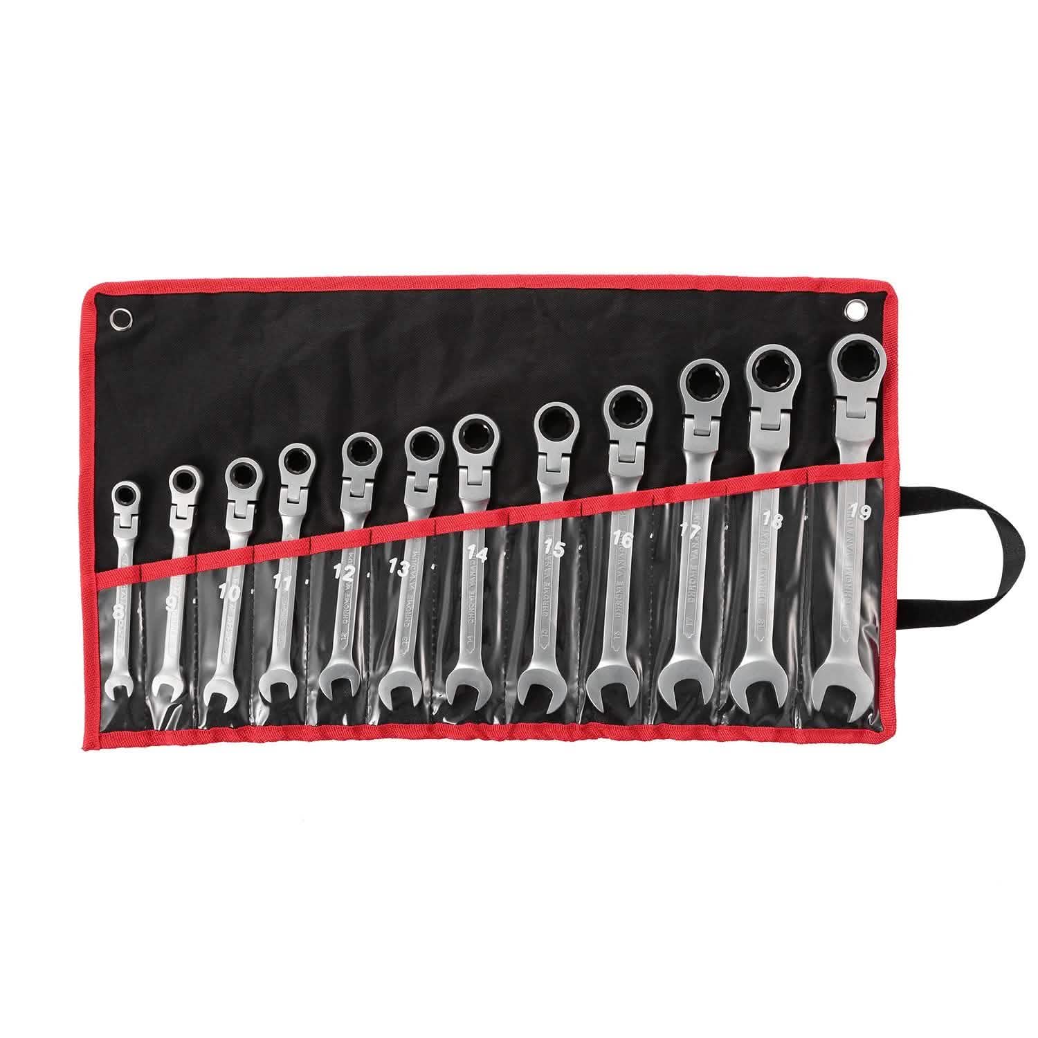 12-Piece Set: 8-19mm Metric Combination Wrench