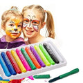12色セット：洗えるフェイスペイントクレヨン