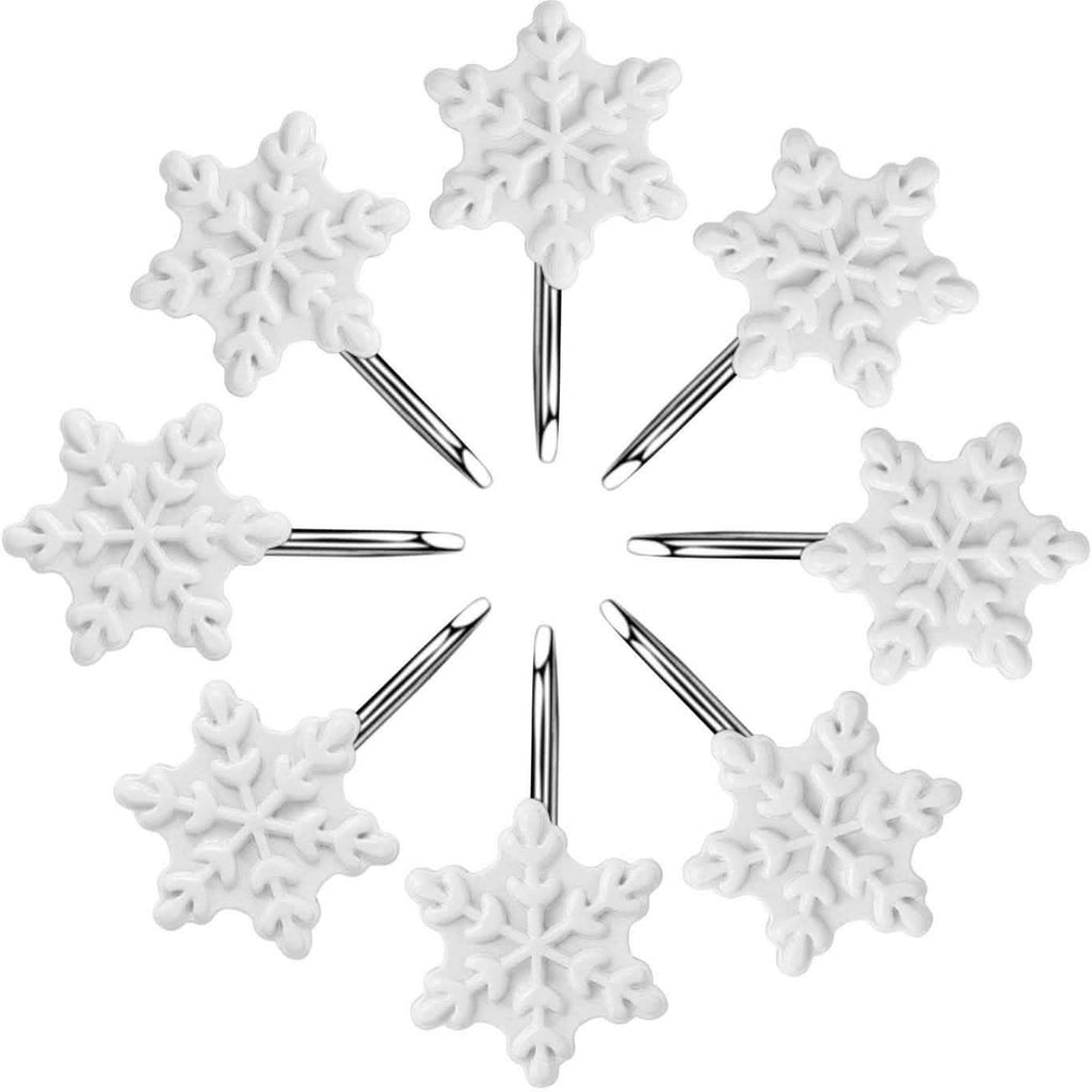 Lot de 12 : Crochets anti-rouille pour rideau de douche de Noël