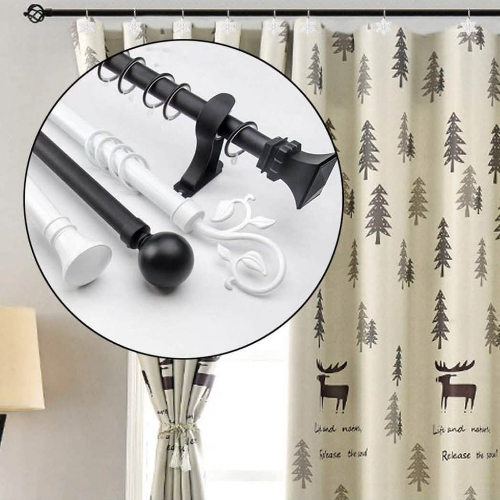 Lot de 12 : Crochets anti-rouille pour rideau de douche de Noël
