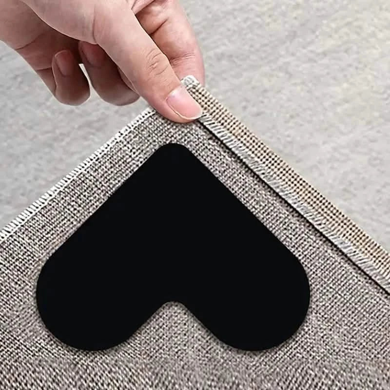 Paquet de 12 : Patins antidérapants double face pour tapis et moquettes