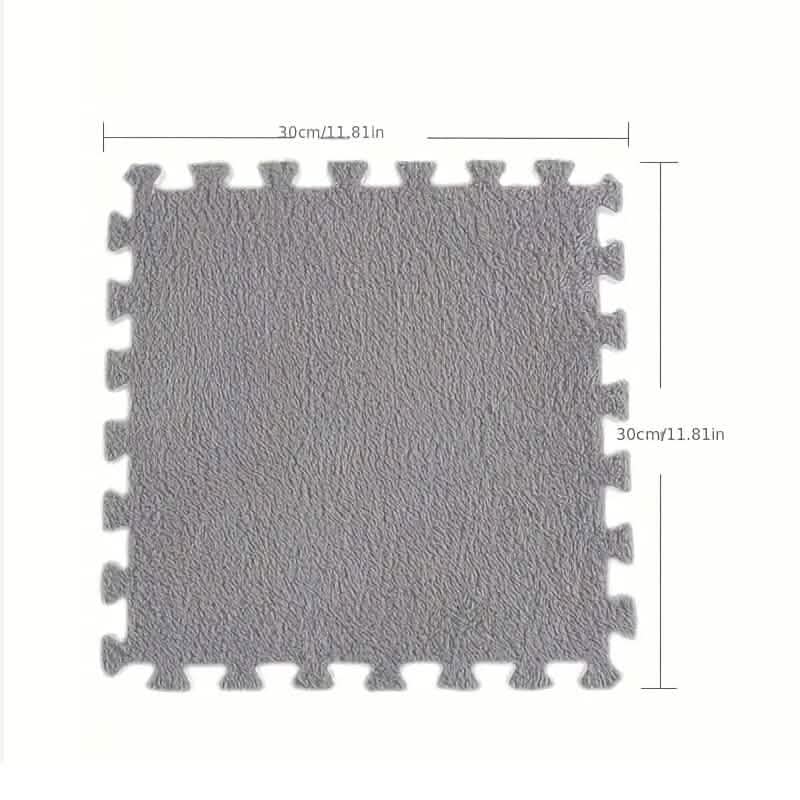 12-Pieces: Patchwork Carpet Full Floor Mat