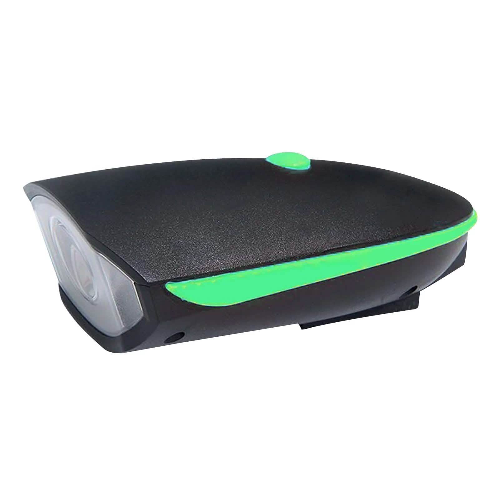 1200mAh 充電式自転車ヘッドライト ホーン付き