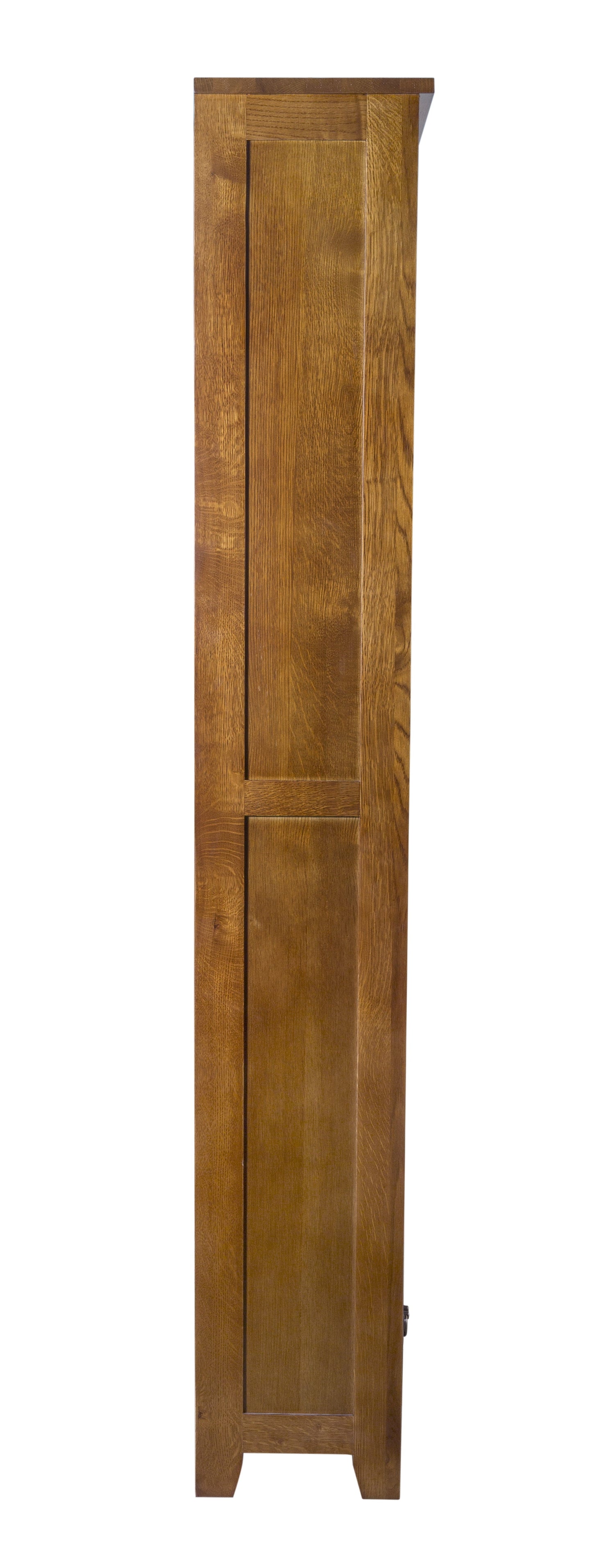 Mission Quarter Sawn Oak Open Shelf Bookcase