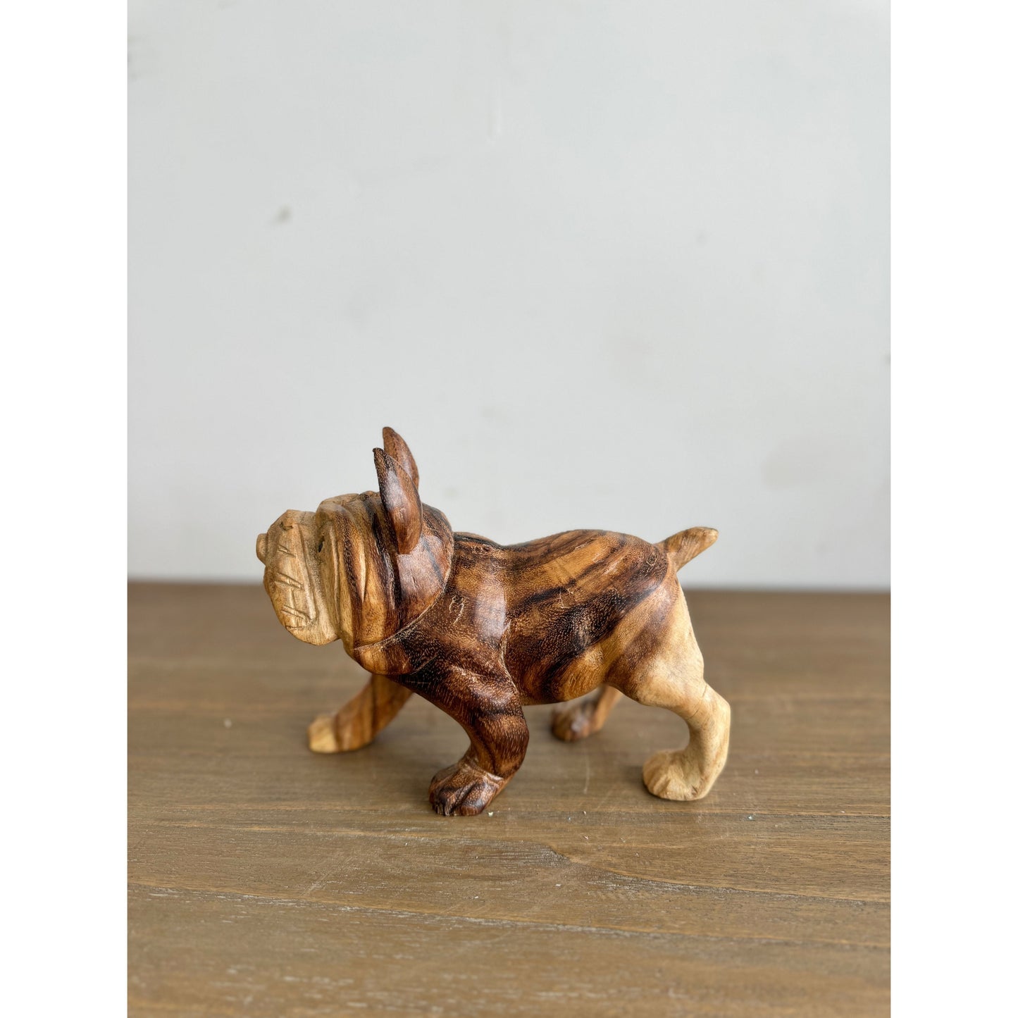 Hand Carved BullDog (Small)