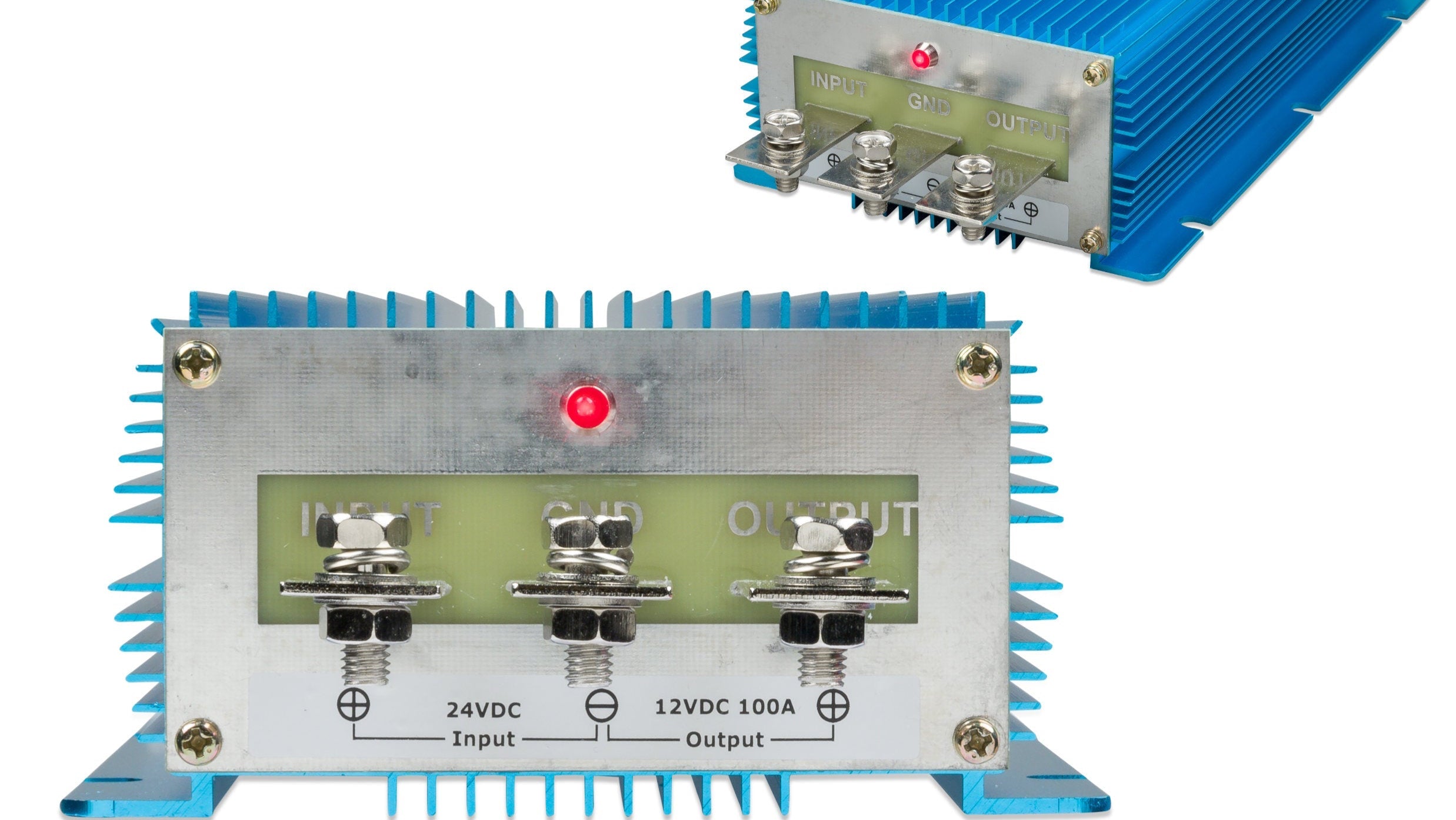 DC-DC Converters: step up/down transformers for 12V, 24V & 48V