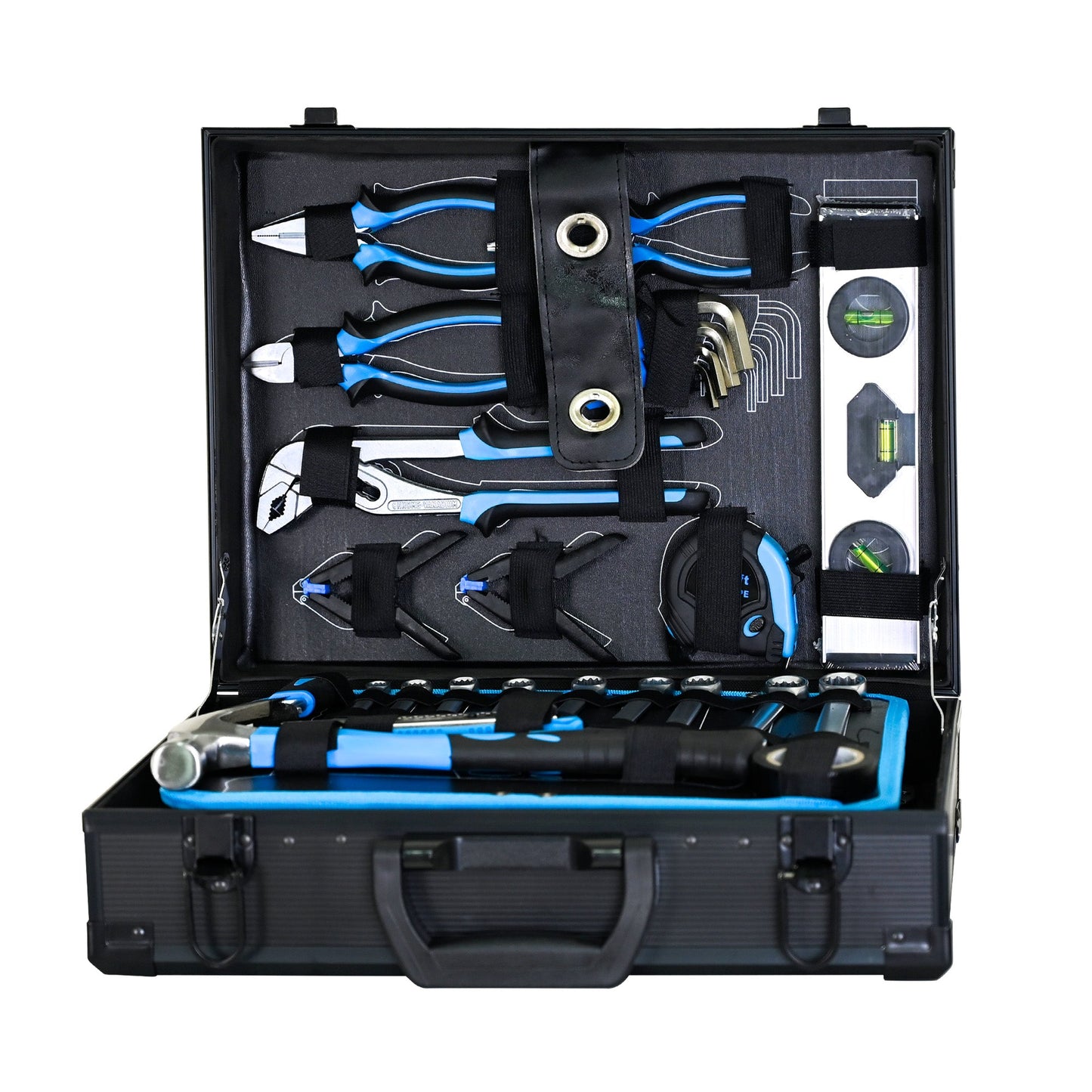 Combined Maintenance Tool Suitcase - 247 Pieces of Basic Home Maintenance Tool Set