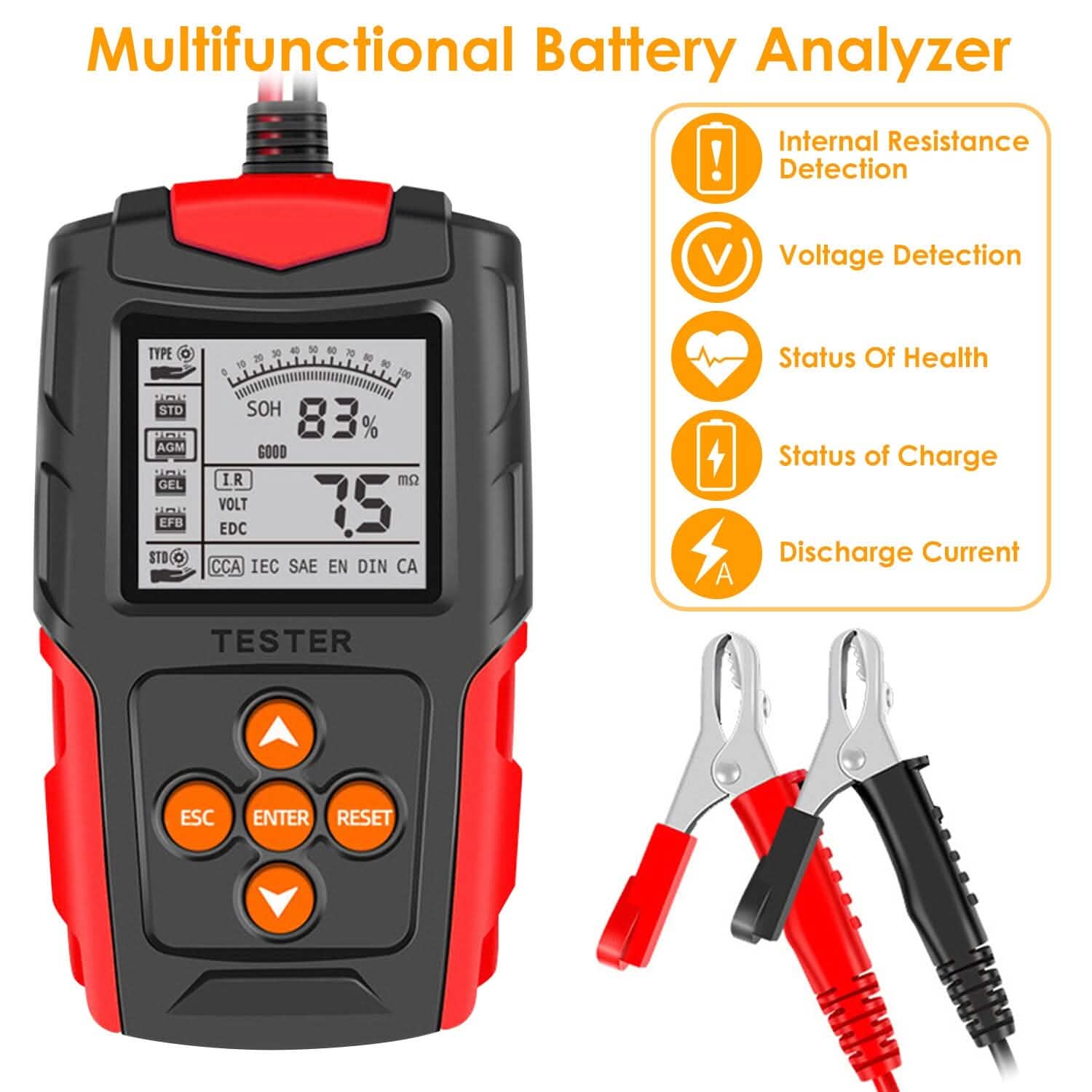 12V 24V Car Battery Tester