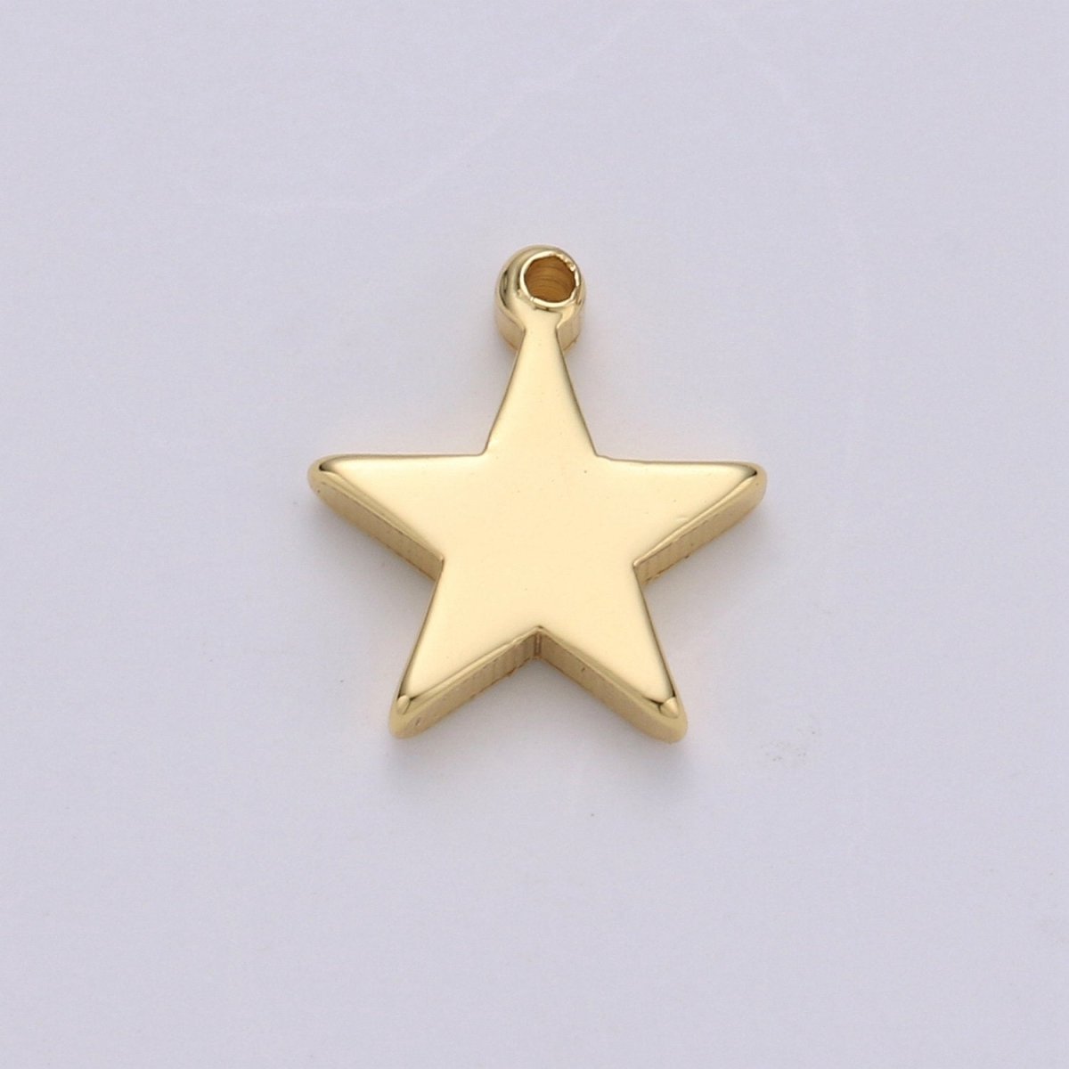 12x12mm 24k Gold Filled Star Charms, Gold Star Pendant, Celestial Jewelry Minimalist Jewelry Making supply, D-683