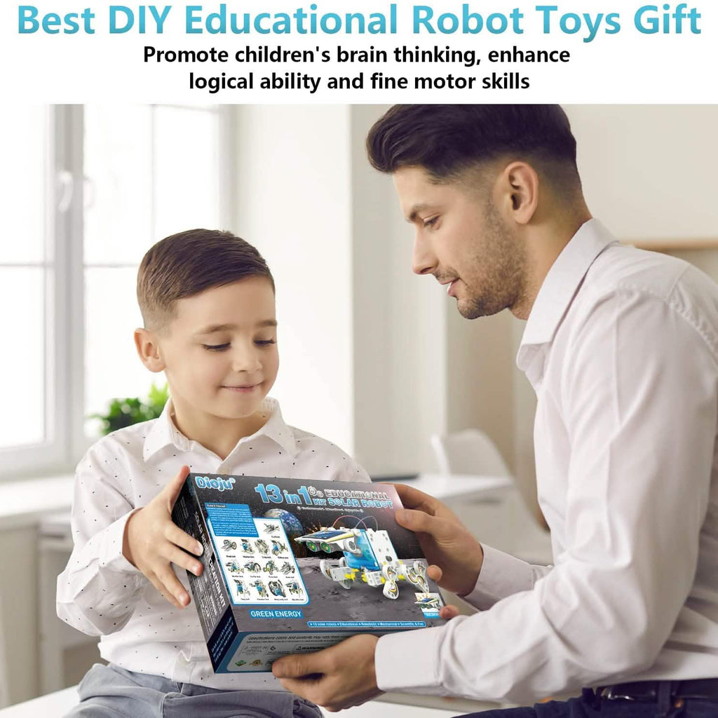 13-in-1 ソーラー電源ロボットおもちゃ 子供用
