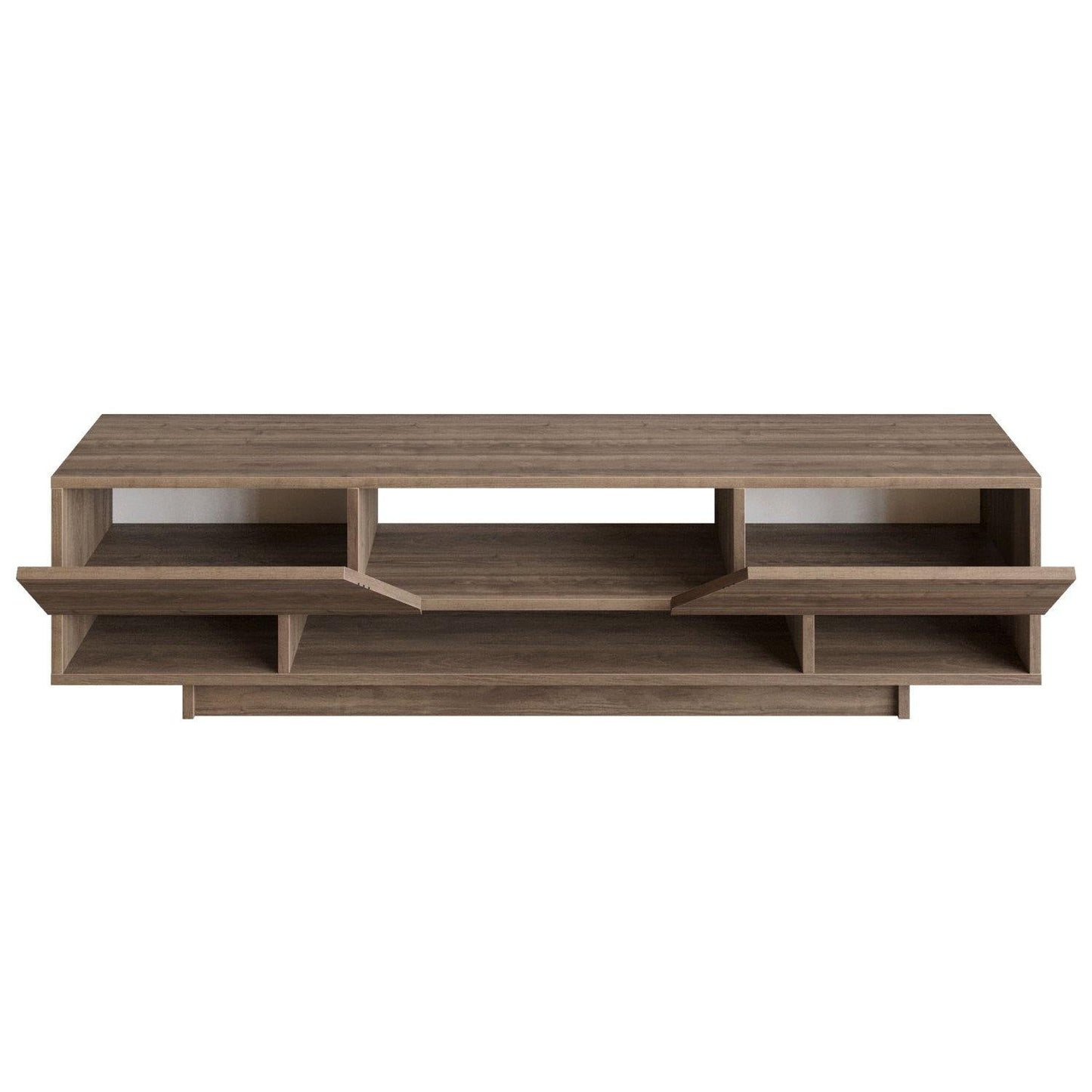 Aspatria 63" TV Stand and Media Console with Cabinets and Shelves fro TVs up to 72"