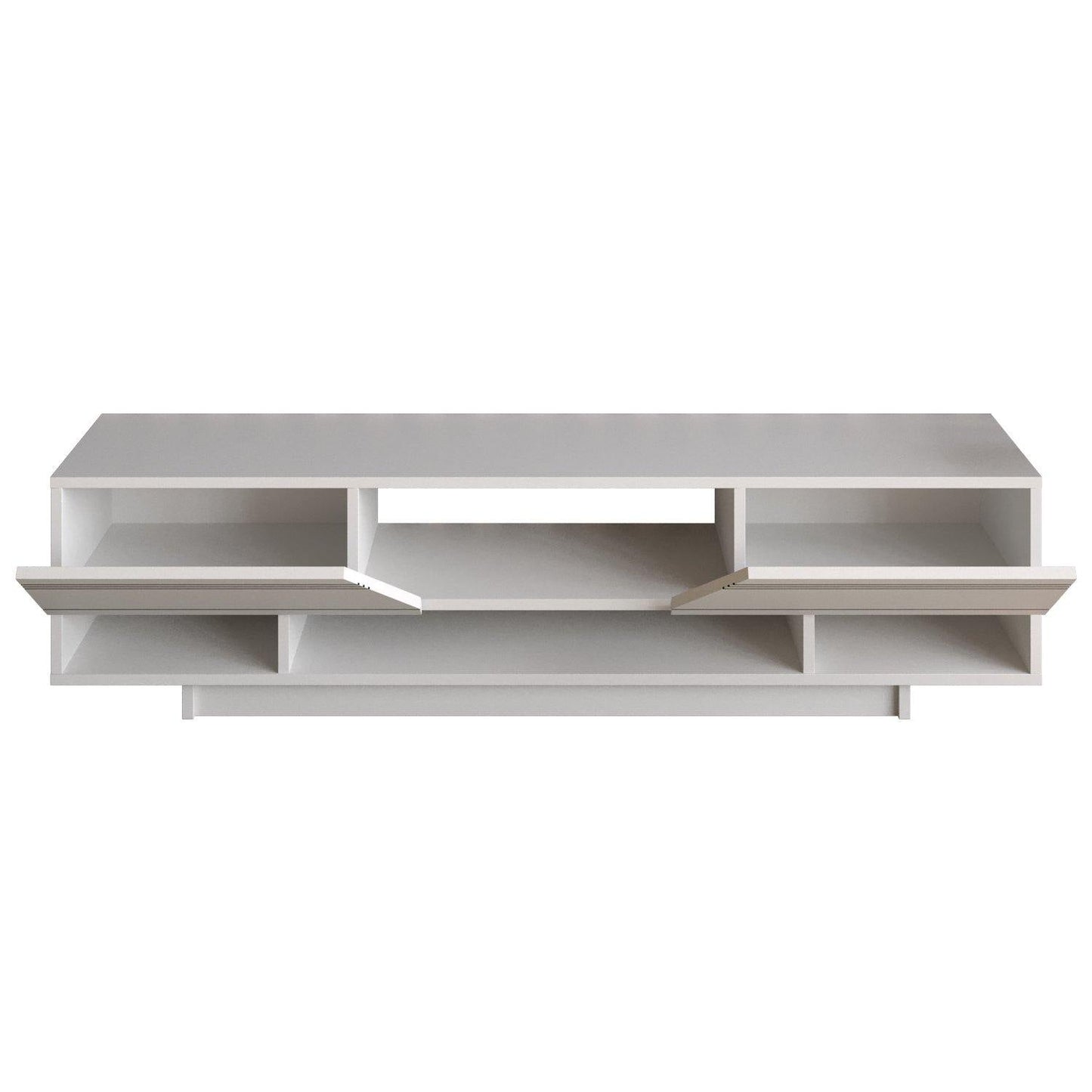 Aspatria 63" TV Stand and Media Console with Cabinets and Shelves fro TVs up to 72"