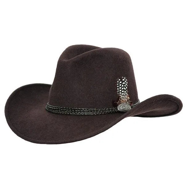 Outback Shy Game - Wool Felt Outdoorsman Hat (closeout)