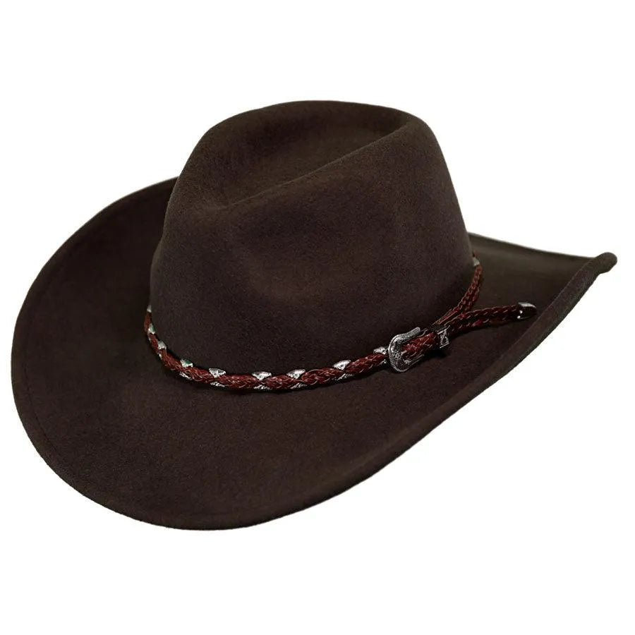 Outback Wallaby - Soft Wool Felt Outdoorsman Hat (Closeout)