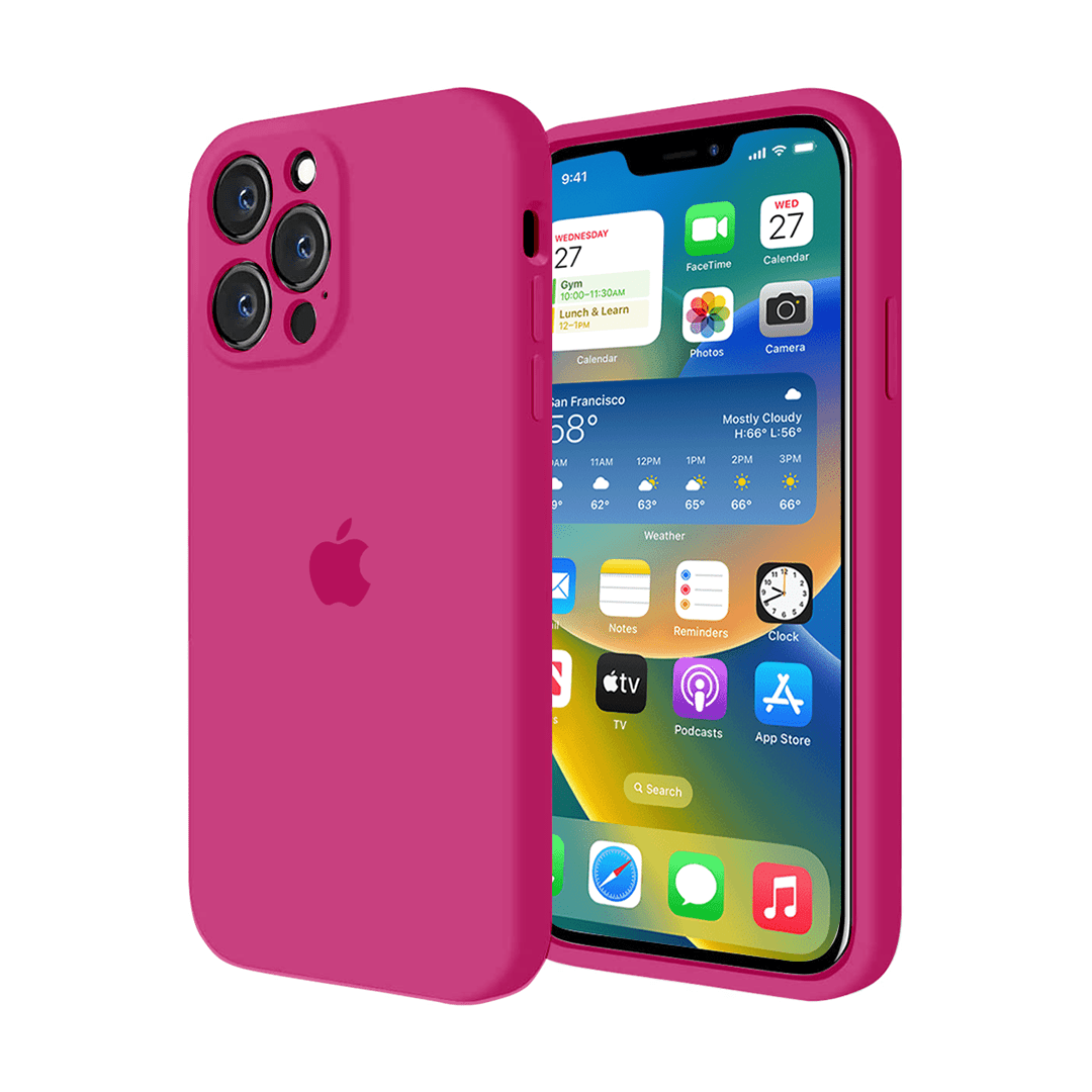iPhone Camera Protection Silicone Case (Dragon Fruit)