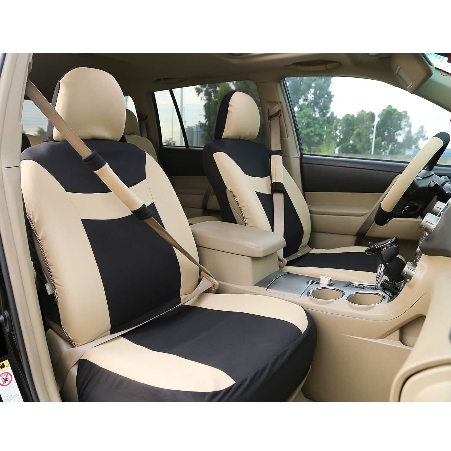 14-Pieces: Universal Auto Seat Cover Set