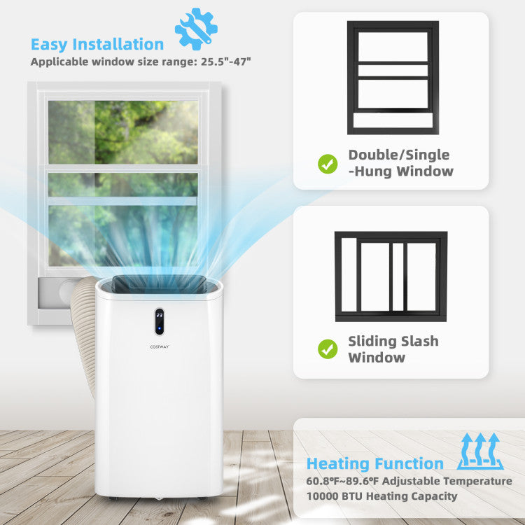 14,000 BTU Smart Portable AC – App & WiFi