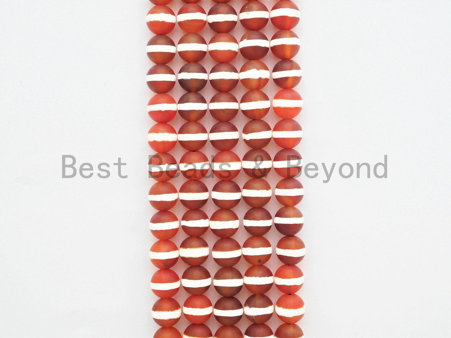 Quality Natural Dzi Red Agate One Line beads,Tibetan Red Agate beads, Round Smooth 6mm/8mm/10mm/12mm, 15.5inch strand, SKU#U404