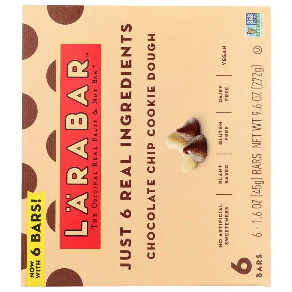 LARABAR: Bar Chc Chp Ckie Dgh 6Pk, 9.6 oz