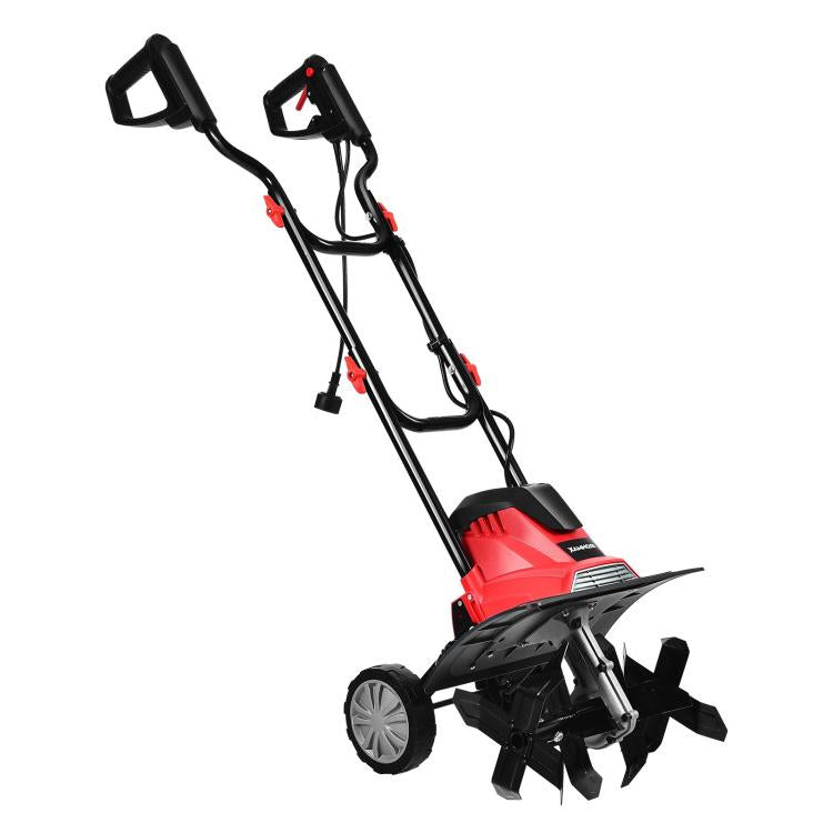 17-Inch 13.5 Amp Corded Electric Tiller and Cultivator 9-Inch Tilling Depth