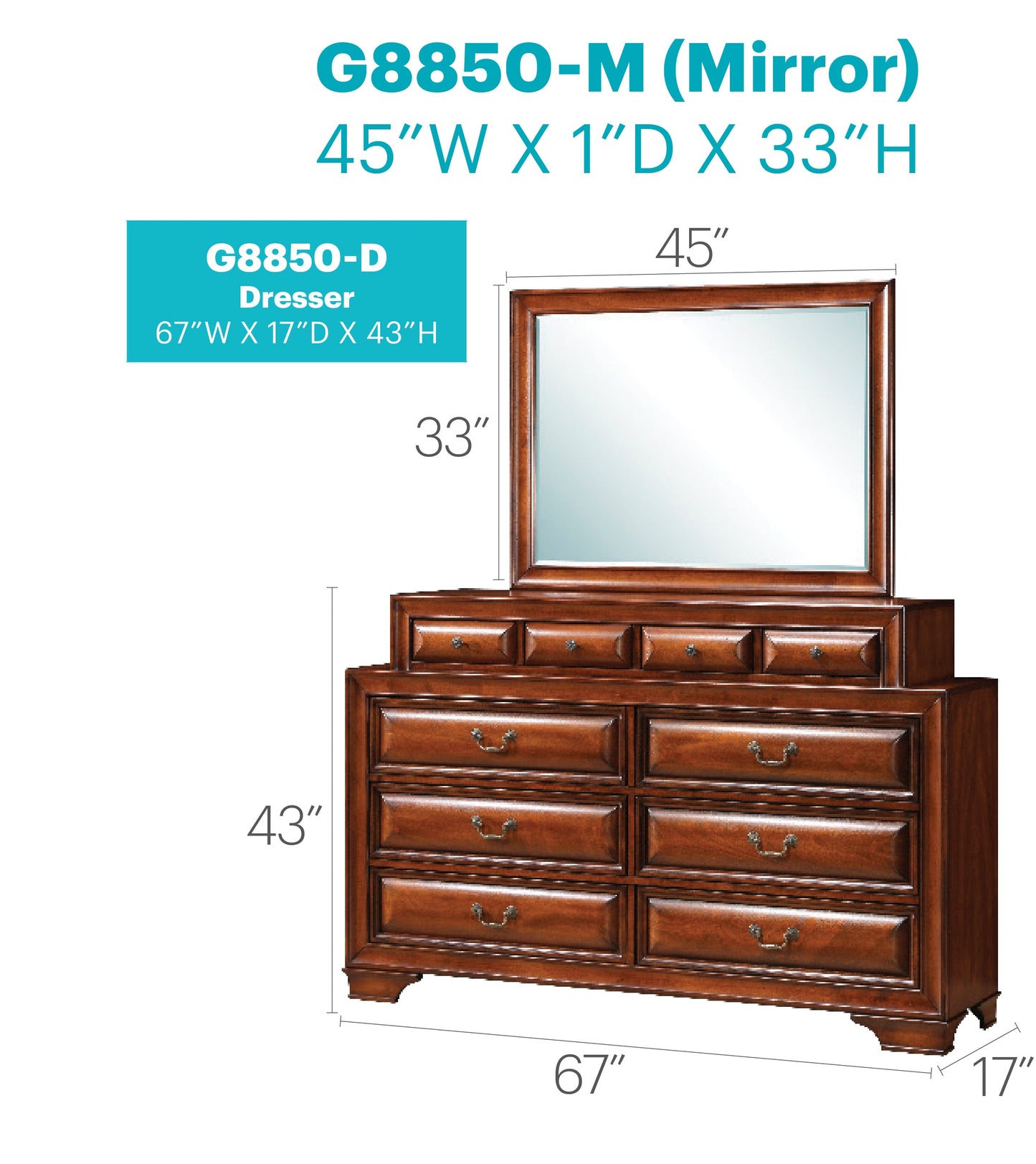 LaVita G8850-D Dresser