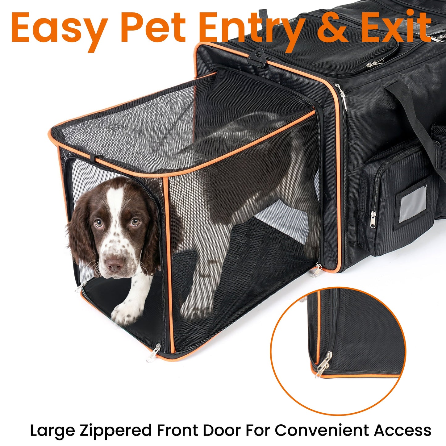 2 In 1 Large Cat Carrier for 2 Cats
