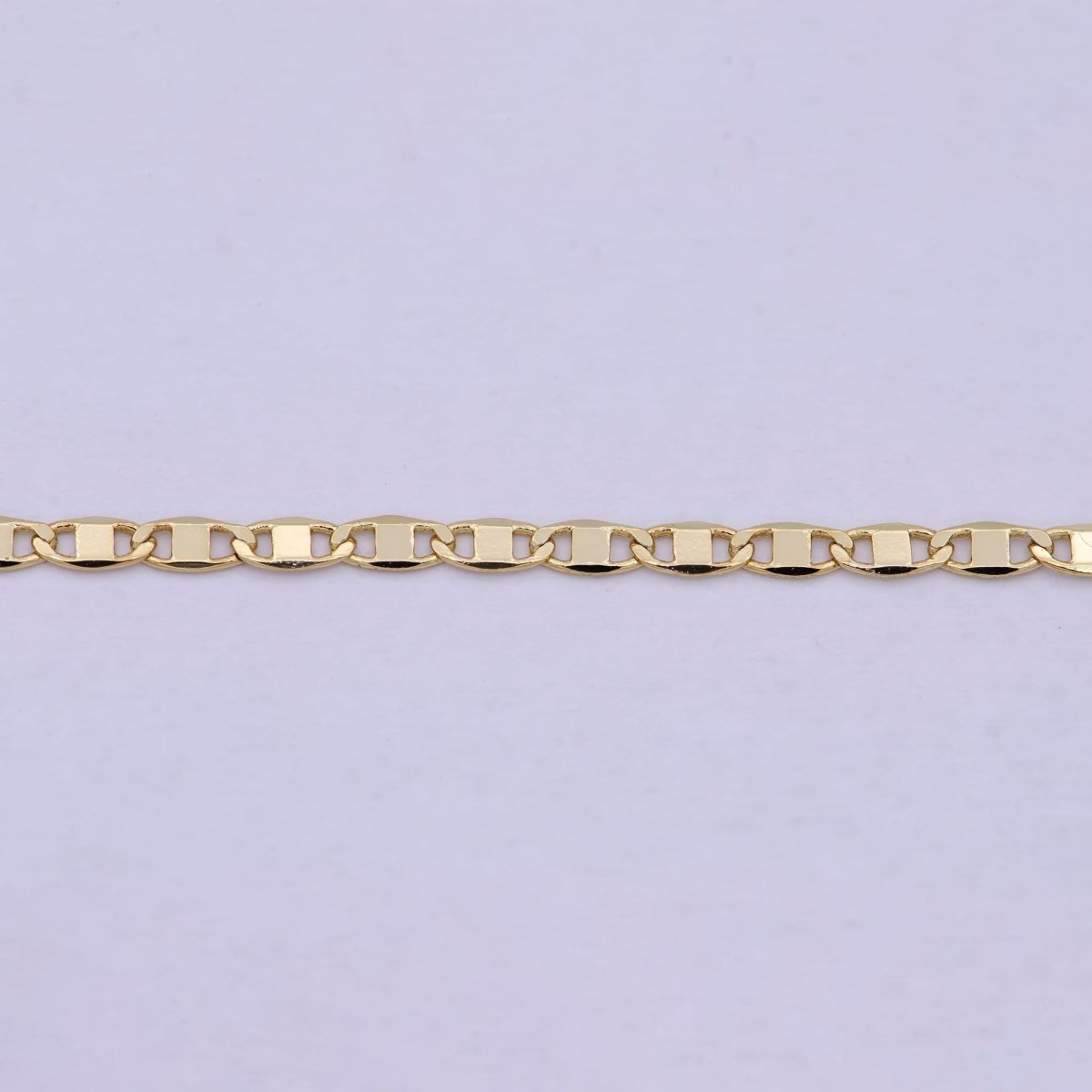 14K Gold Filled Anchor Necklace, Dainty 2.3mm Layering 23.5 Inch Finished Chain with Lobster Clasps | WA-620 Clearance Pricing