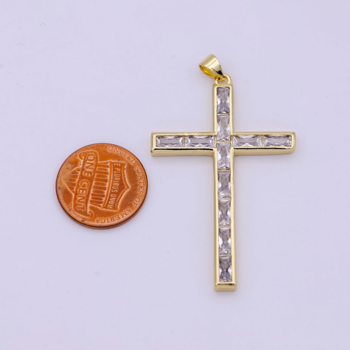 14K Gold Filled Cross Pendant H-474