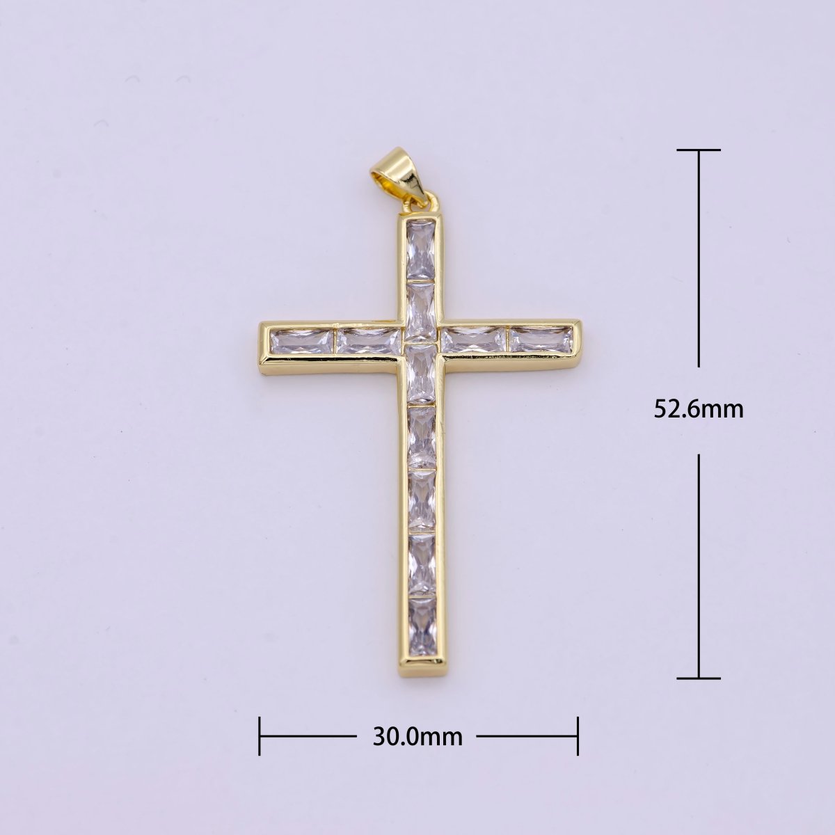 14K Gold Filled Cross Pendant H-474