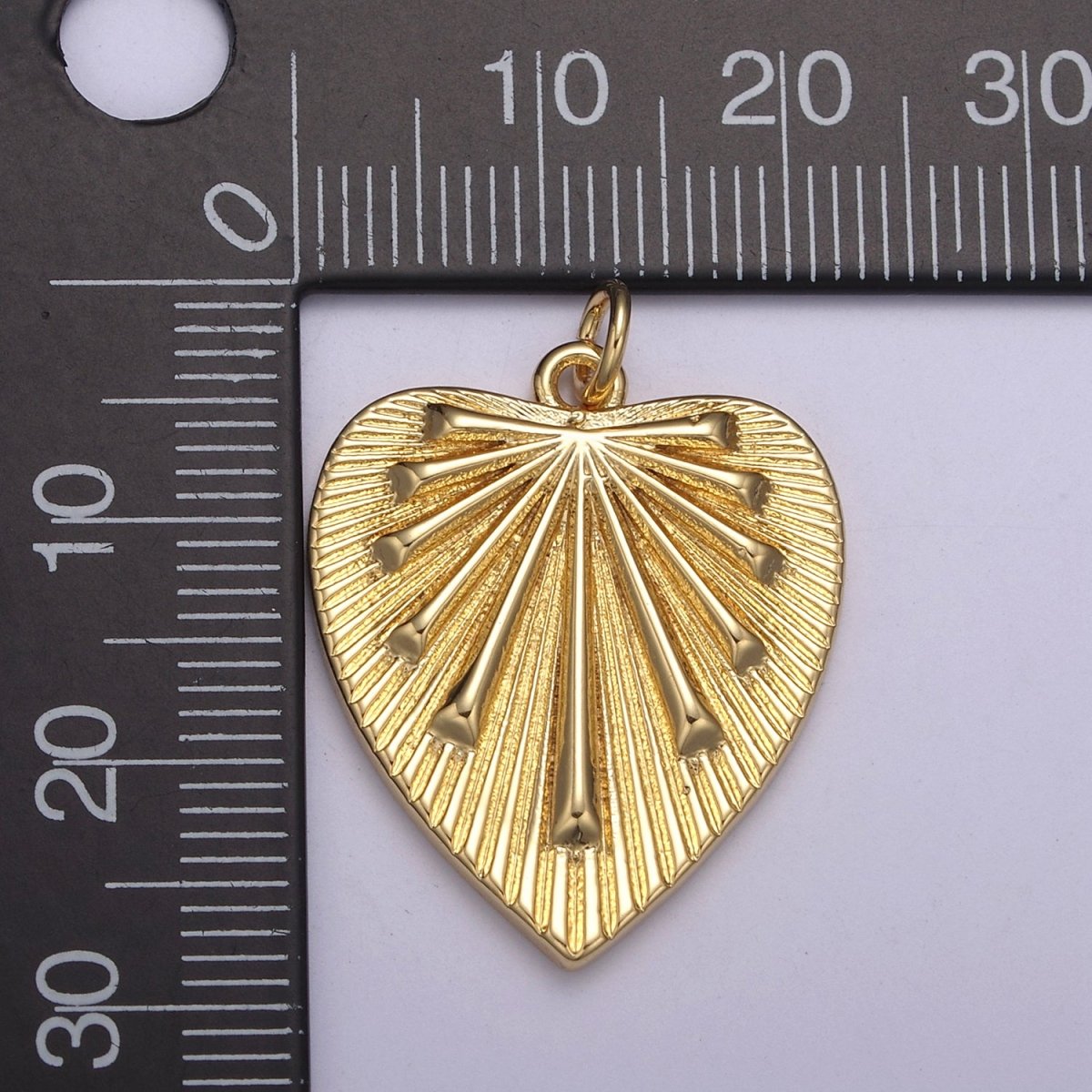 14k Gold Filled Heart Pendant, Heart Necklace, Heart Medallion, Heart Charm, Love Pendant, Gold Heart Pendant N-308