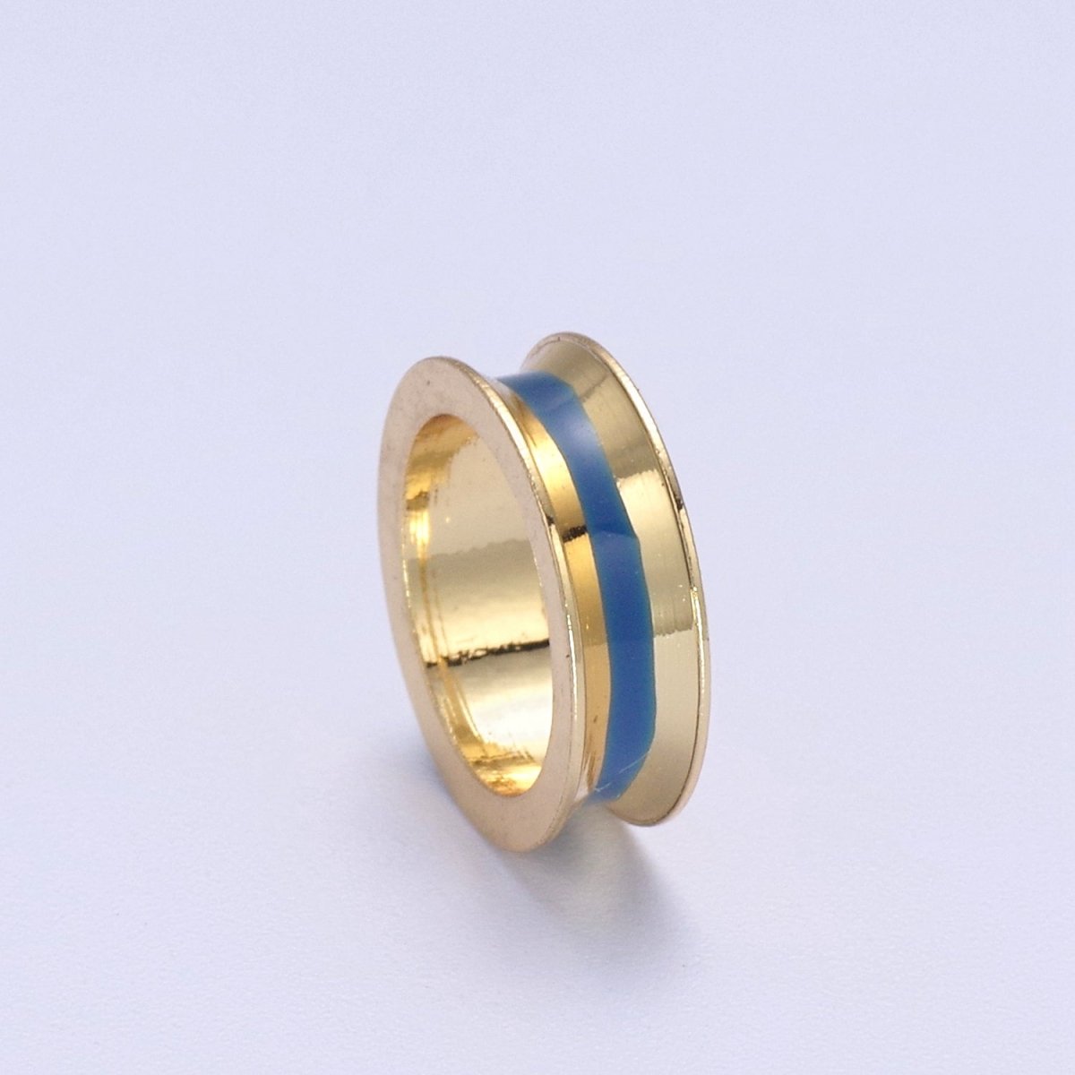 14K Gold Filled Rondelle Big Hole Spacer Beads, Large Hole Spacer Beads, Sliding Beads for Charm Necklace Bracelet B-141