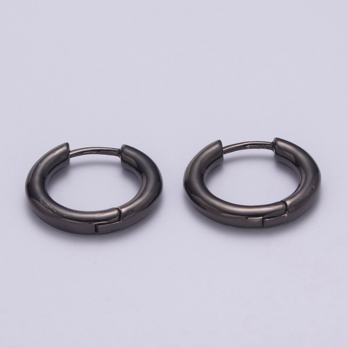 14K Gold Filled Thick Huggie Hoop, Small Hoop, Tiny Hoop Earrings, Gold Thick Huggie Hoop Earrings, Simple Thick Huggie Hoop, Daily earring T-246 ~ T-249