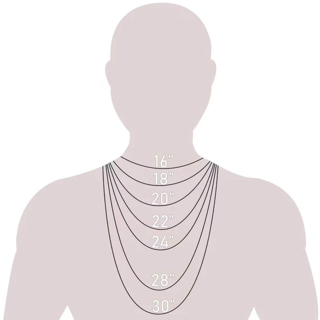 14K Solid Gold Herringbone Necklace
