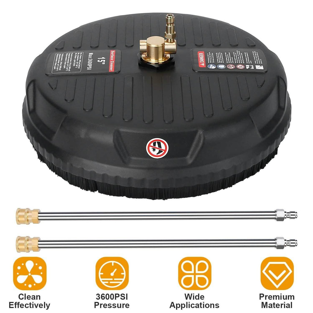 15" High Pressure Flat Surface Cleaner