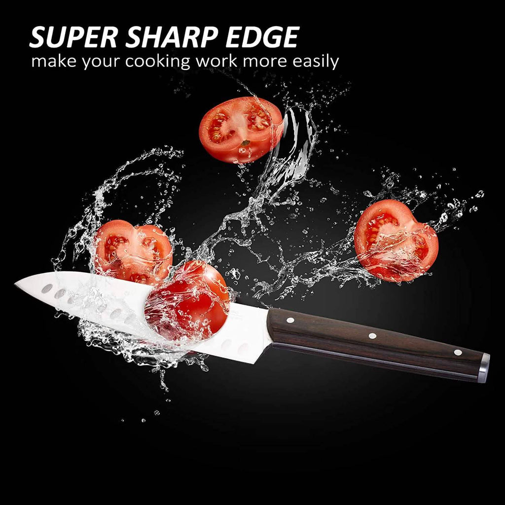 Ensemble de 15 couteaux de cuisine en acier inoxydable