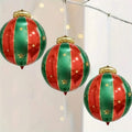 15個セット：巨大割れないクリスマス吊りボール飾り