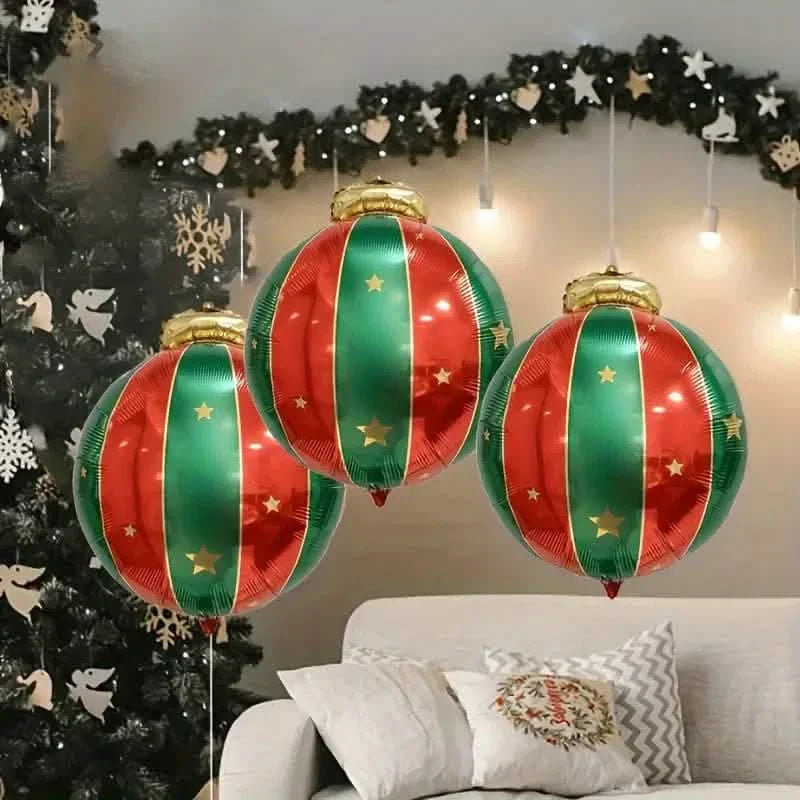15個セット：巨大割れないクリスマス吊りボール飾り