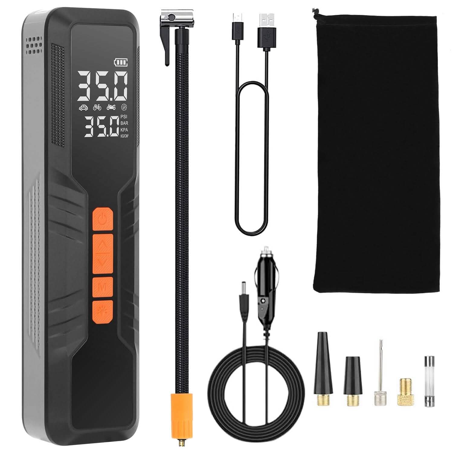 150 PSI Portable Tire Inflator Cordless Digital Air Compressor