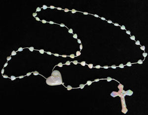 Rosary Beads - White