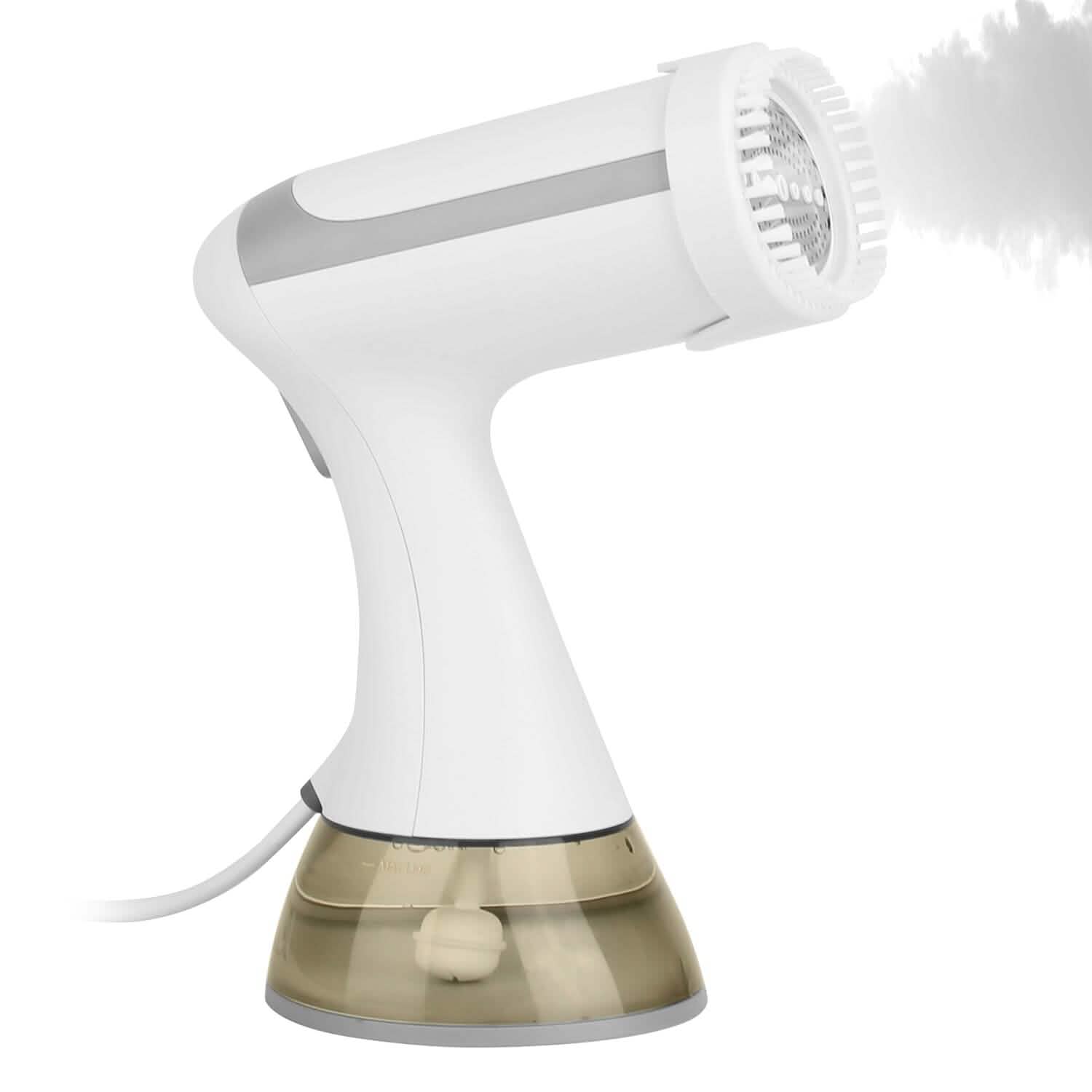 Défroisseur Vapeur Portable 1500W avec Brosse Anti-Peluche et Réservoir d'Eau Amovible de 350 ml